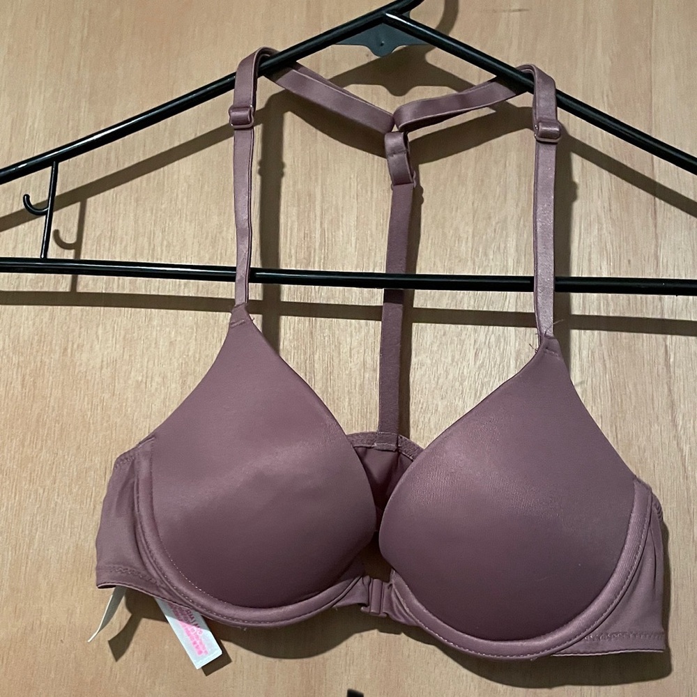 Pink Victoria secret push up bra